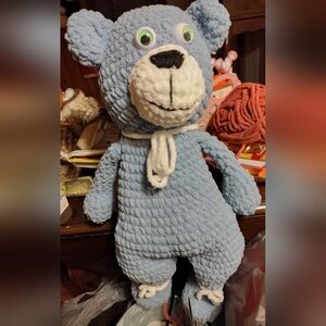 Crochet Bear (Blueberry)